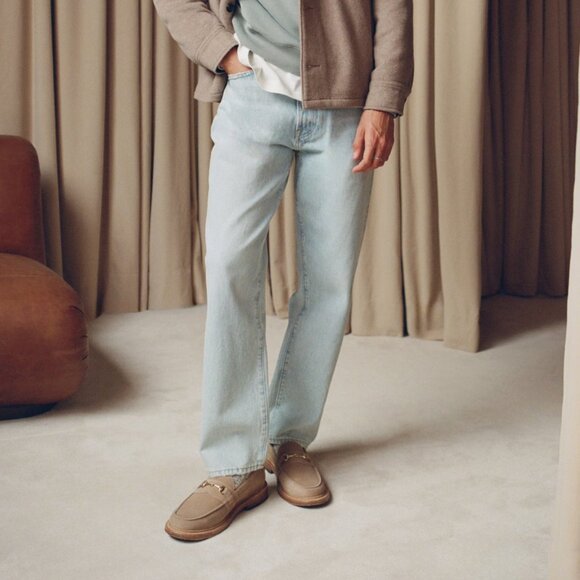 ABERCROMBIE & FITCH Rigid Denim - Loose - Light Wash - Picture 6 of 9